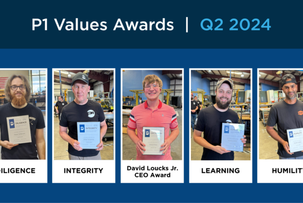 P1 Manufacturing | Values Awards Q2 2024