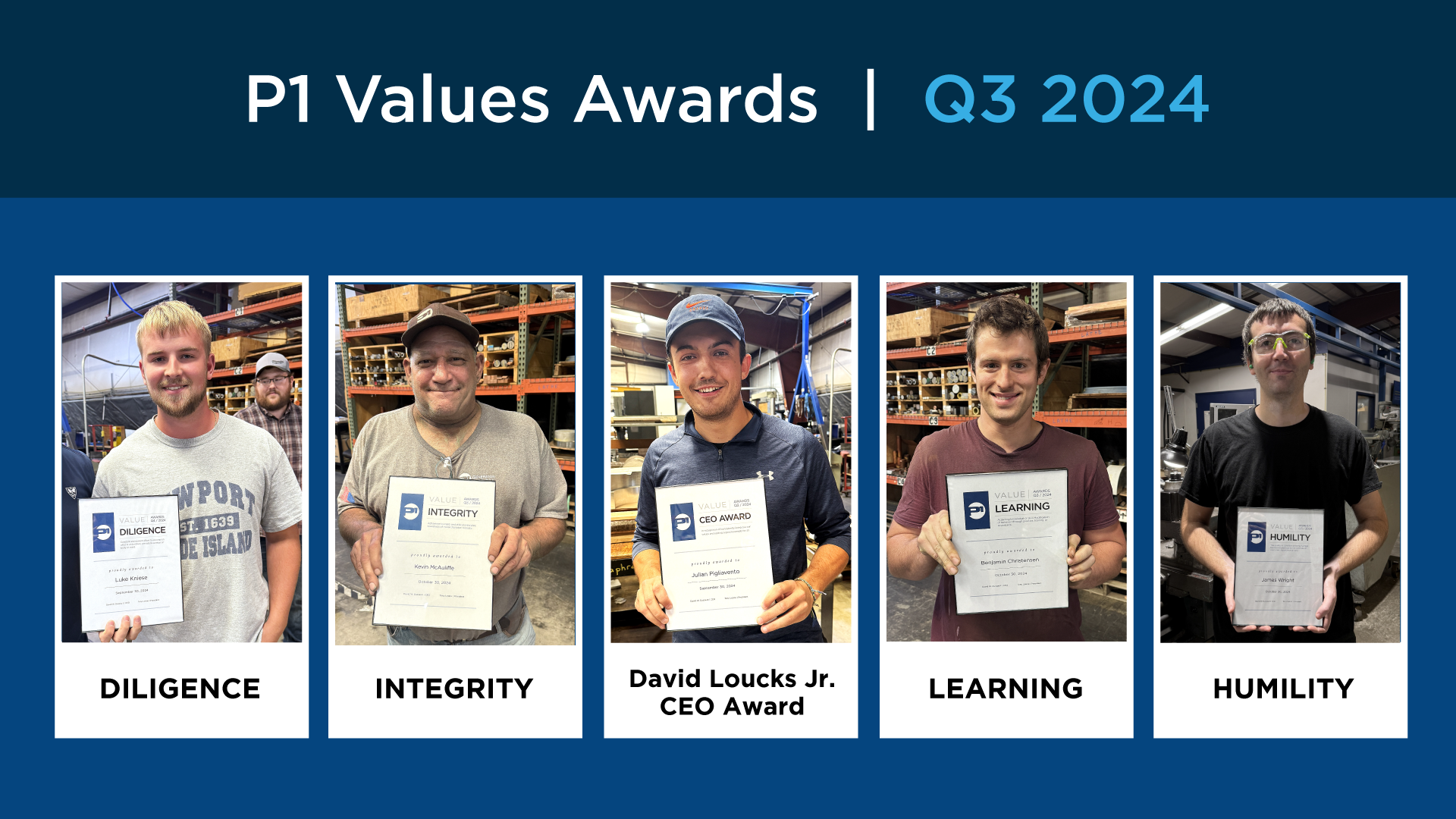 P1 Industries | Values Awards winners